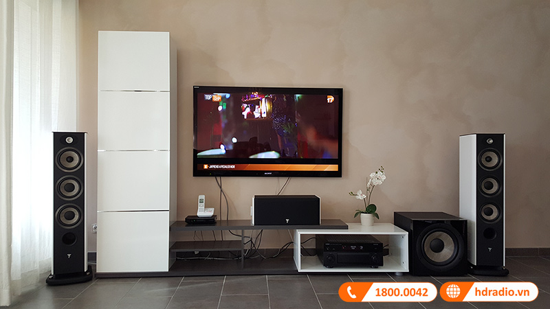 dan am thanh gia dinh loa focal