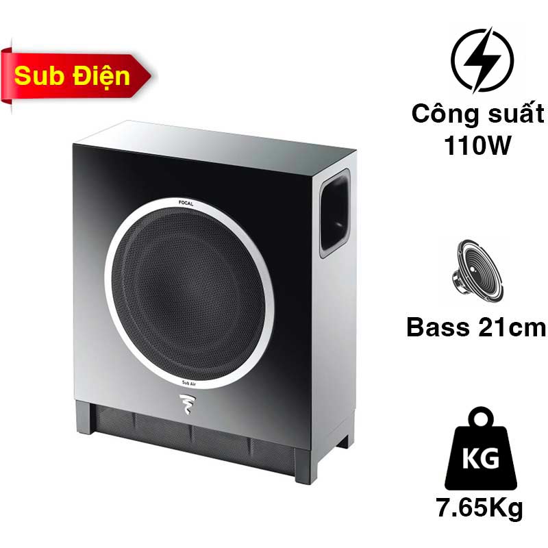 Loa Focal Sub Air, Sub điện, 110W, Bass 21cm