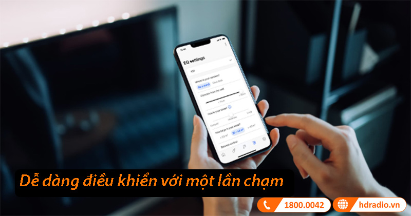 tính năng EQ trên KEF LSX II