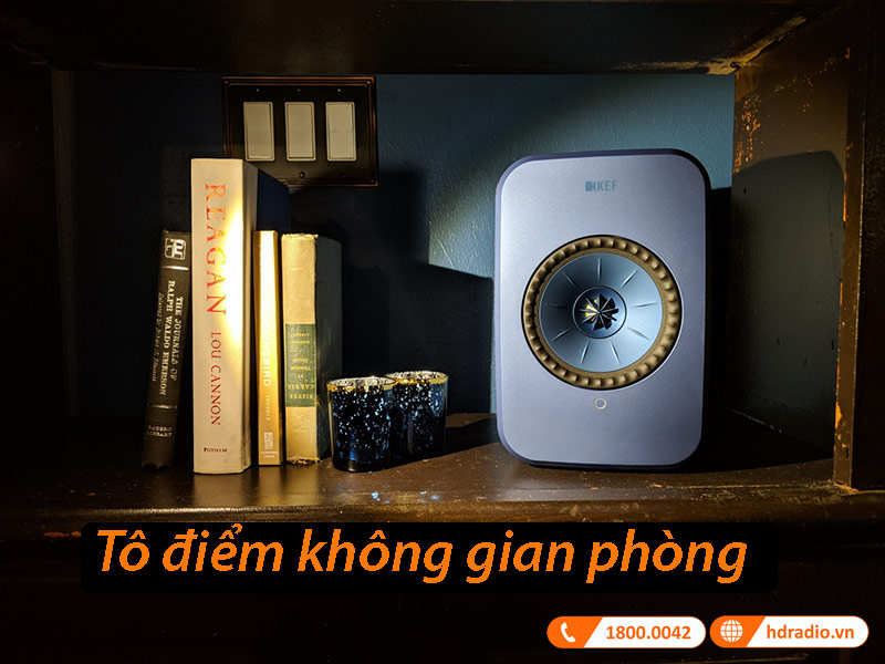 thiết kế như đồ nội thất loa KEF LSX II