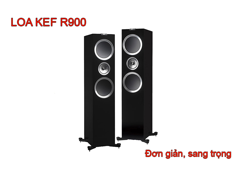 thiet ke loa kef r900 don gian, sang trong