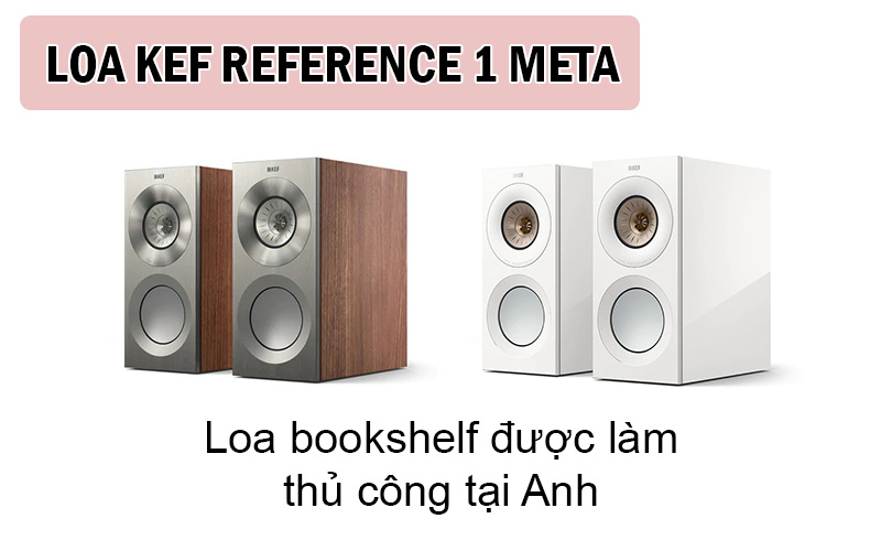 loa bookshelf kef reference 1 meta den tu anh quoc