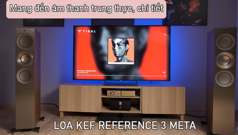 loa kef reference 3 meta mang den am thanh trung thuc, chi tiet
