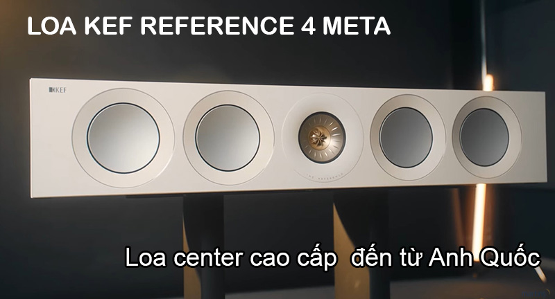loa center kef reference 4 meta den tu anh quoc