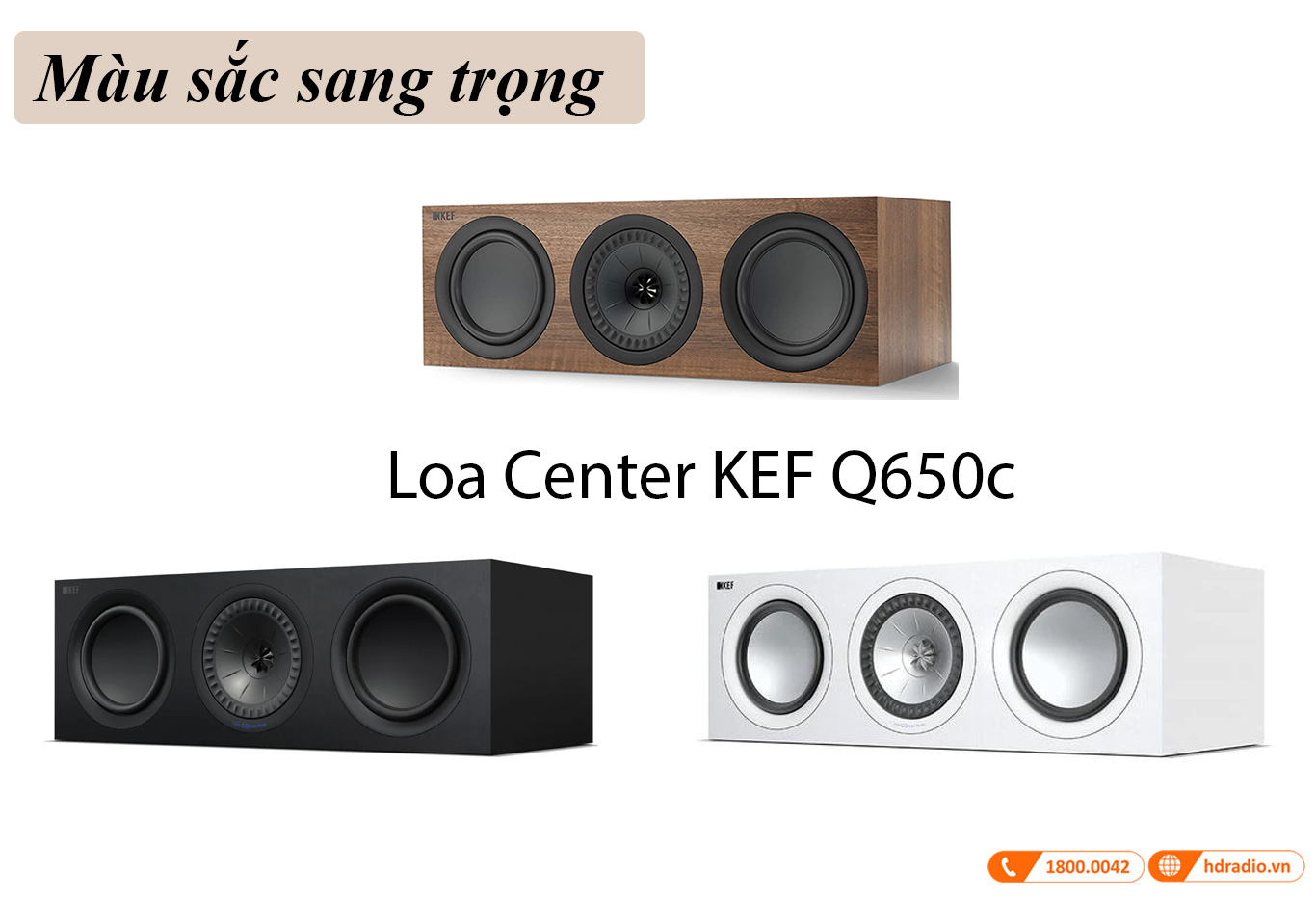 Loa Center KEF Q650C