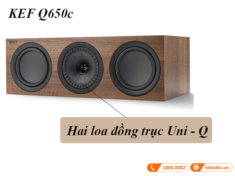 Loa Center KEF Q650C