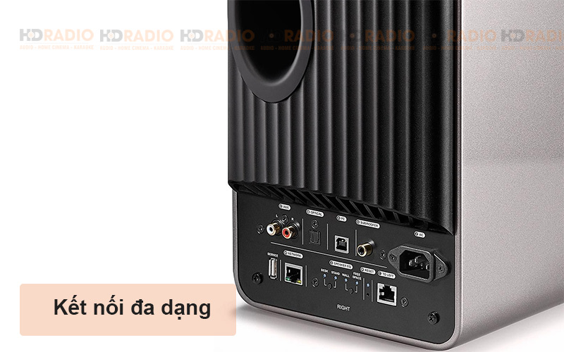 Kha nang ket noi loa KEF LS50 Wireless Nocturne Edition