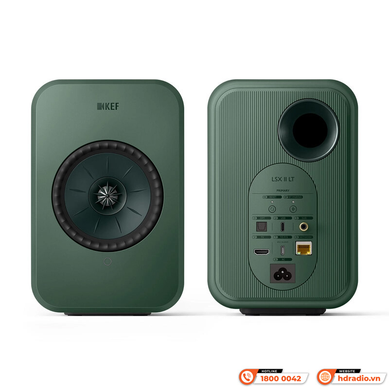 Loa KEF LSX II LT, Bass 15.5cm, 200W, 54Hz – 28kHz, 102dB, Bluetooth 5.0, Wifi, HDMI (ARC), Optical, USB, Airplay, Chromecast, RCA-4