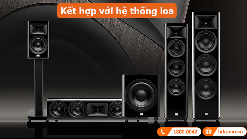 Loa sub JBL HDI 1200P ứng dụng thực tế 
