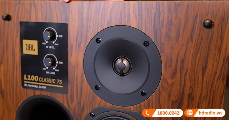 Loa tweeter JT025TI2-4 đường kính 25mm sử dụng vòm titan họng kèn ngắn