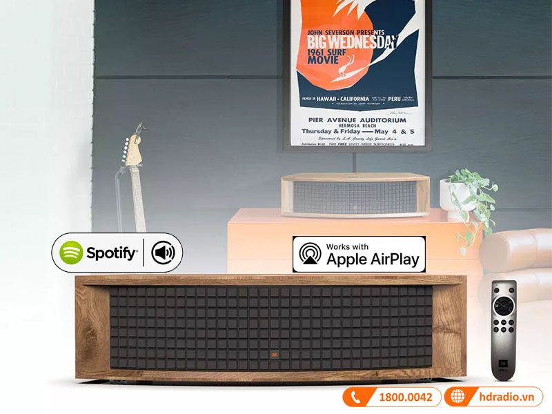 loa JBL L75ms nghe nhạc với độ phân giải cao 32-bit/192kHz