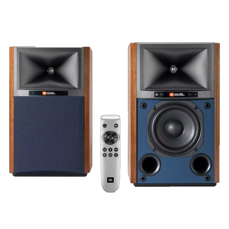 Loa JBL 4305P Studio Monitor (Công suất 300W, Tần số đáp ứng 45Hz-25KHz) có Bluetooth, Wifi, Optical, AUX, Sub Out