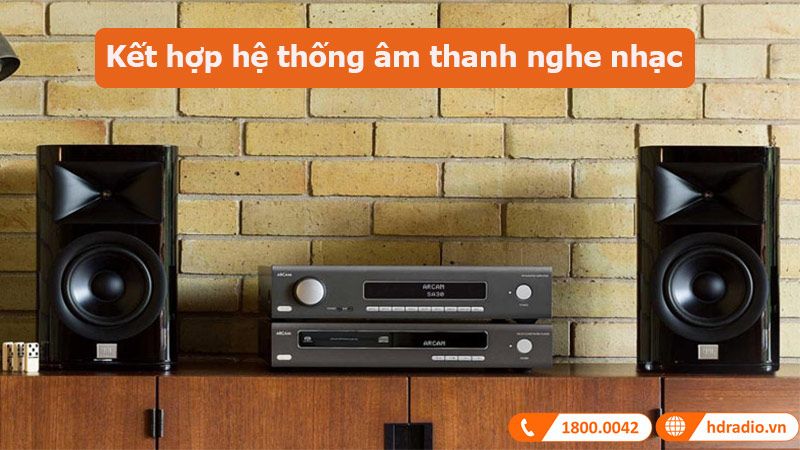 Loa bookshelf JBL HDI 1600 ứng dụng thực tế