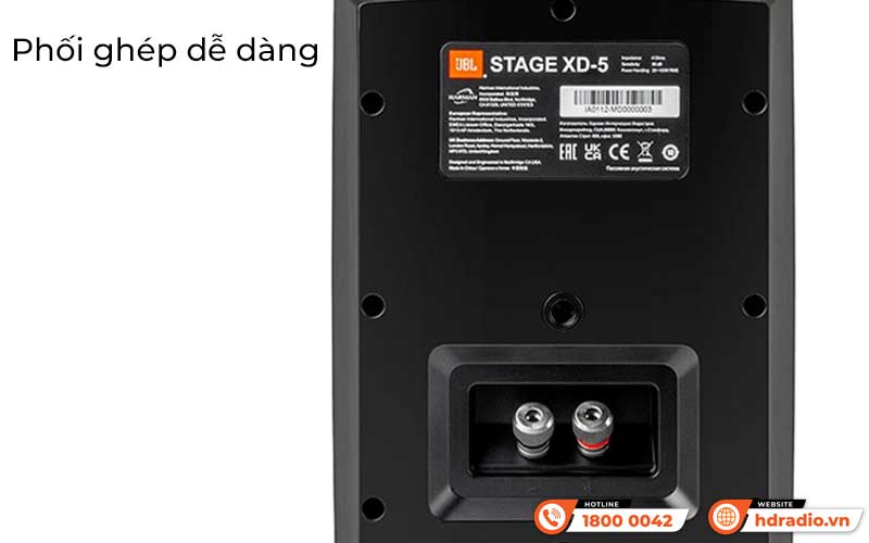 Phối ghép Loa JBL Stage XD-5 Phối ghép Loa JBL Stage XD-5