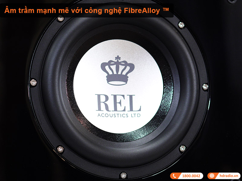 sub rel T7x co bass 8 inch FibreAlloy