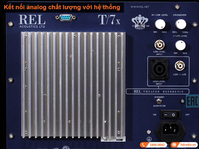 ket noi analog Sub Rel T/7X