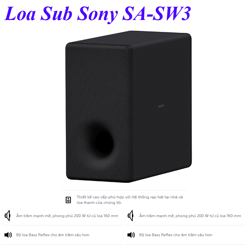 Loa Sub Sony SA-SW3 Loa Sub Sony SA-SW3