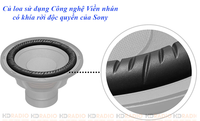 Cong nghe thiet ke cu Loa Sub Sony SA-SW3 Loa Sub Sony SA-SW3