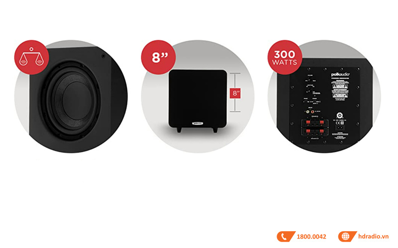 Loa Sub Polk PSW 111 am thanh