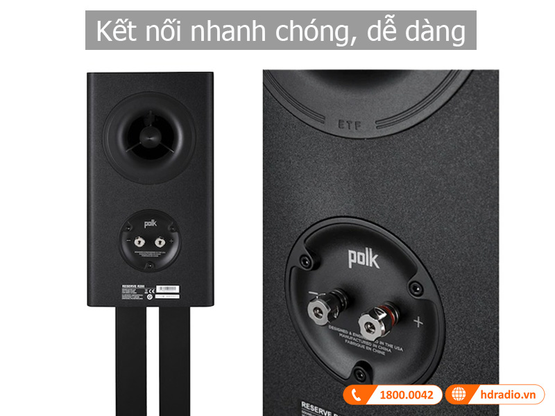 Ket noi Loa Polk Audio Reserve R200