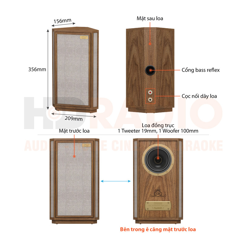 Loa Tannoy Autograph Mini OW (Độ nhạy 85dB, Tần số 60Hz-20KHz)-1