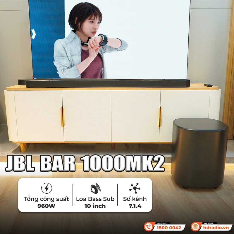 Tính năng Loa soundbar JBL Bar 1000MK2