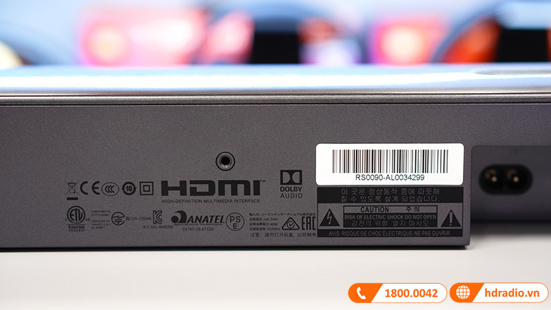 Cận cảnh mặt sau loa JBL BAR 2.0 all in one