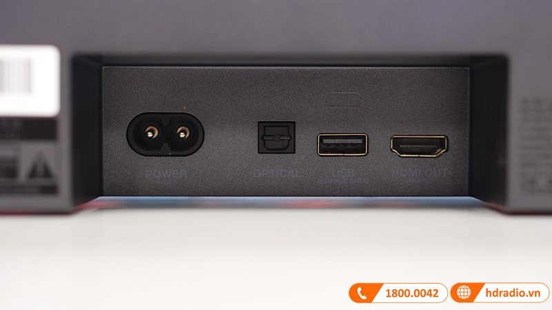 Cận cảnh cổng kết nối loa JBL BAR 2.0 all in one