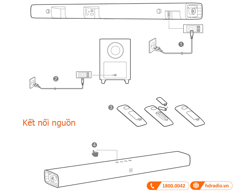 Huong dan su dung loa JBL Bar 5.1