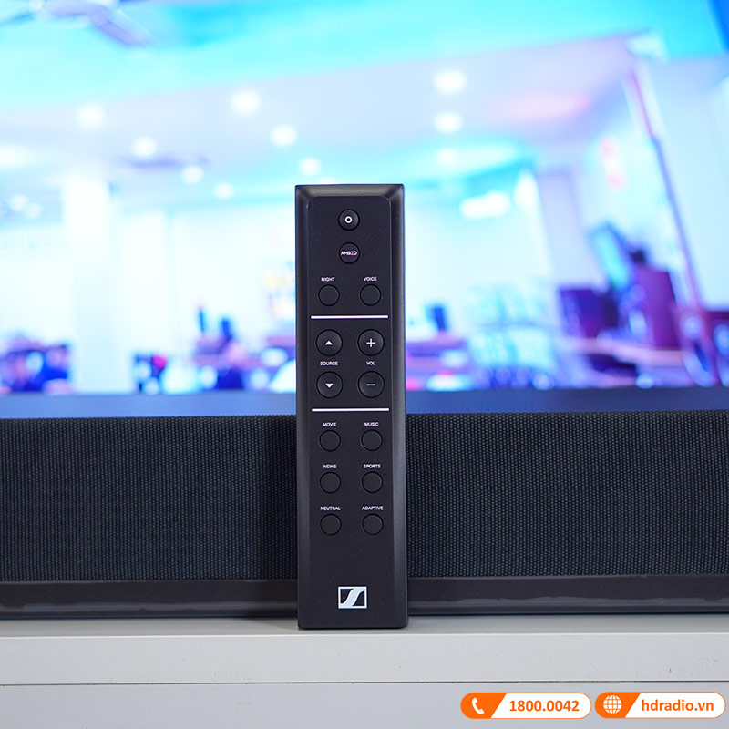 Loa Sennheiser Ambeo Soundbar Plus SB02M, Công Suất 400W, Bluetooth, WiFi, HDMI, OPTICAL-11