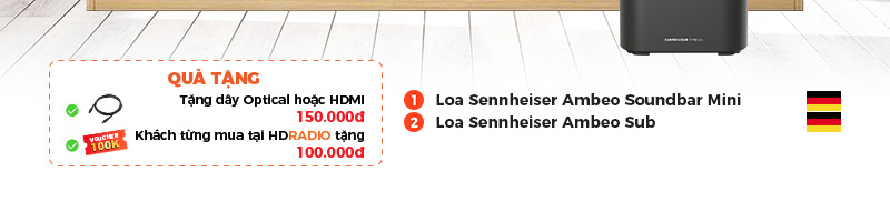 Bộ loa soundbar Sennheiser SB25 