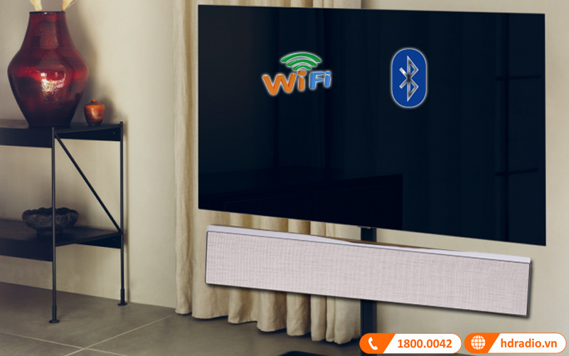 ket noi khong day loa soundbar b o beosound stage nordic ice