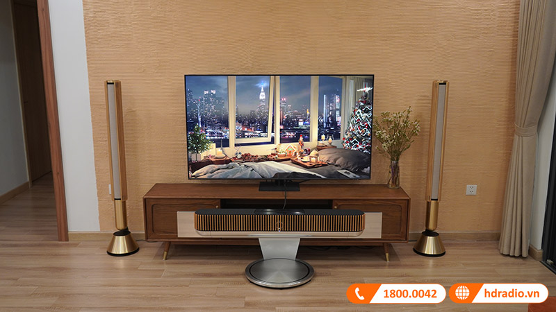 Lắp đặt hệ thống loa B&O đỉnh cao trị giá hơn 800 triệu đồng cho chị Nhung ở Kim Ngưu, Hà Nội