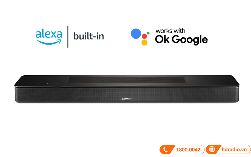 Loa Bose Smart Soundbar 600 trợ lý ảo 