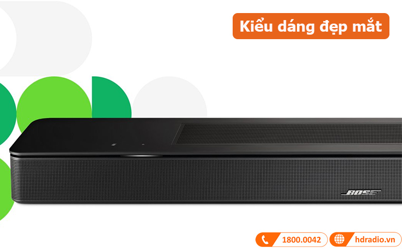Loa Bose Smart Soundbar 600 kiểu dáng đẹp mắt