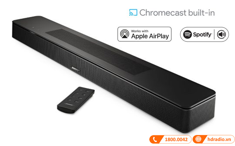 Loa Bose Smart Soundbar 600 phát nhạc trực tuyến