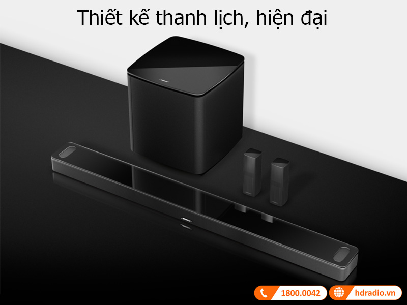 thiet ke bo loa soundbar bose premium