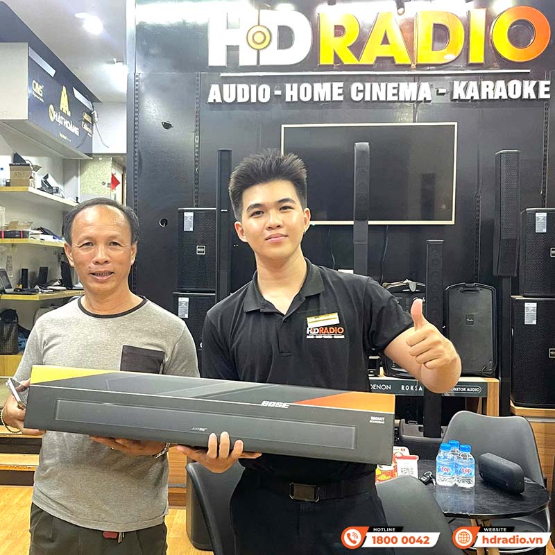  khach hang mua loa bose smart soundbar moi tai hdradio