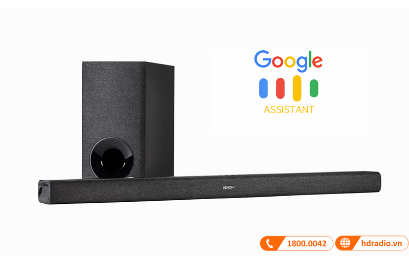 Loa soundbar Denon DHT-S416 hỗ trợ Google Assistant