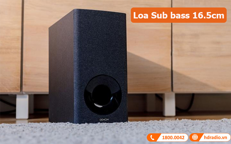Loa soundbar Denon DHT-S416 loa sub bass 16,5cm