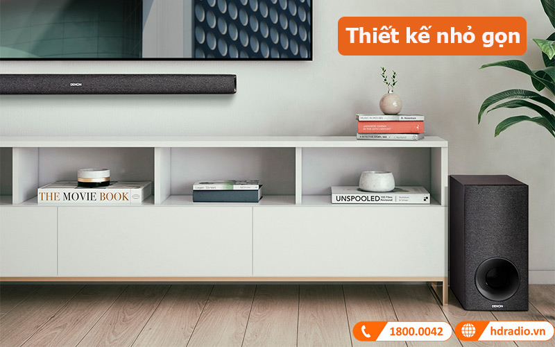 Loa soundbar Denon DHT-S416 thiết kế nhỏ gọn 