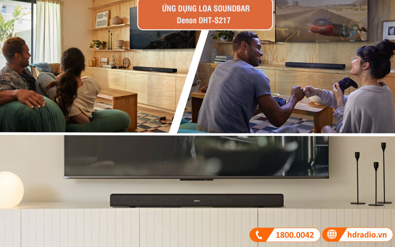 ung dung loa soundbar denon dht s217
