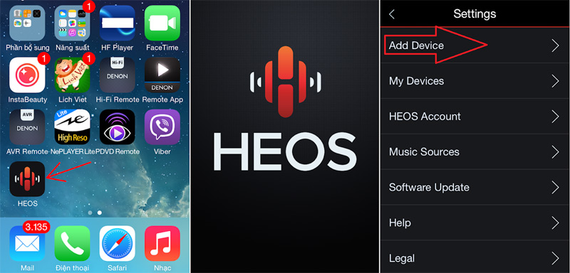 Loa sub Denon HEOS Subwoofer