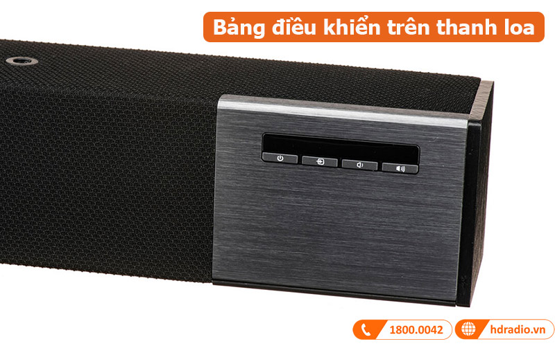 Loa soundbar Klipsch Cinema 400 bảng điều khiển trên thanh loa 
