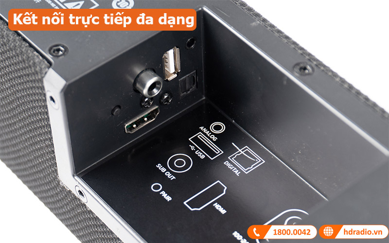 Loa soundbar Klipsch Cinema 400 kết nối trực tiếp đa dạng