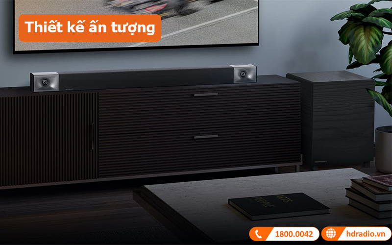 Loa soundbar Klipsch Cinema 400 thiết kế ấn tượng 