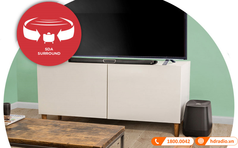 Loa soundbar Polk Magnifi Max SR System công nghệ âm thanh vòm SDA