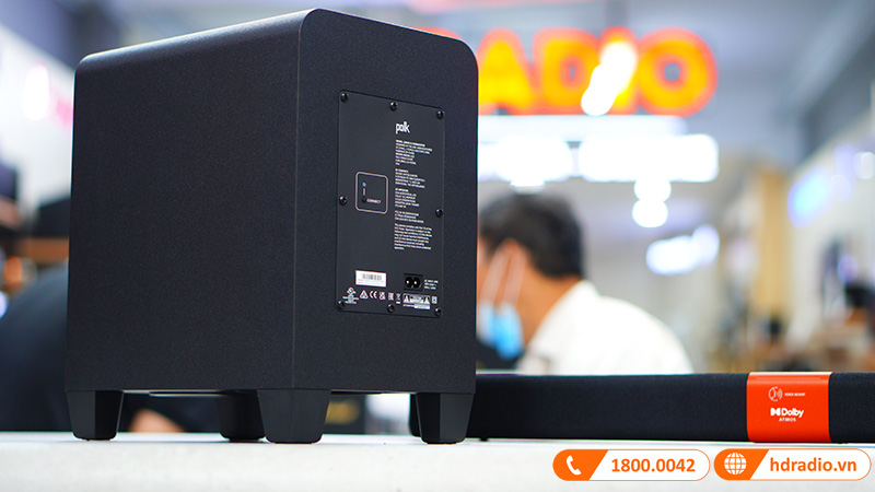 Mặt sau loa soundbar Polk Signa S4