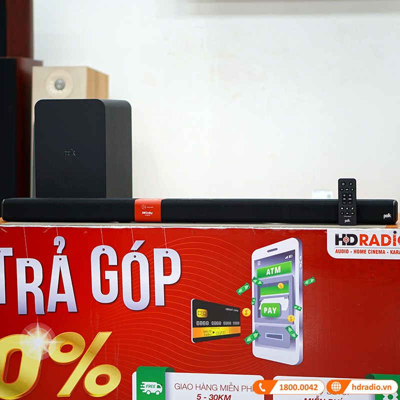 Loa Soundbar Polk Signa S4, Âm Thanh 3D Dolby Atmos, AUX, Bluetooth, USB, HDMI eARC, Optical, Có Remote-12