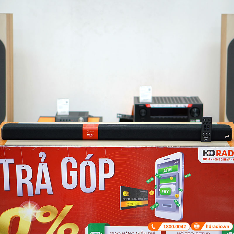 Loa Soundbar Polk Signa S4, Âm Thanh 3D Dolby Atmos, AUX, Bluetooth, USB, HDMI eARC, Optical, Có Remote-2